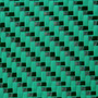 Green Carbon Fibre Fabric 2/2 Twill